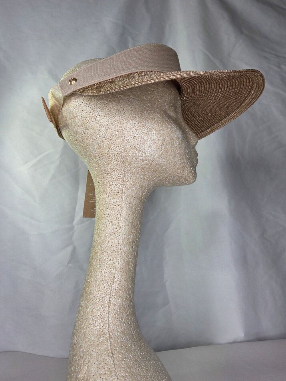 Eric Javits Squishee Champ II Visor UPF 50+ - Gold/Sand, Adjustable - Picture 5 of 9